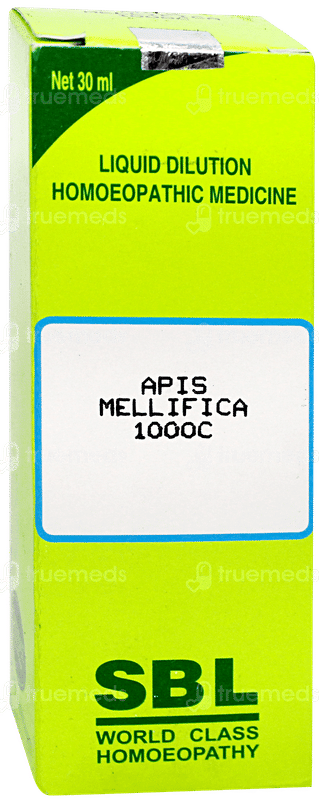 Sbl Apis Mellifica 1000c Dilution 30ml