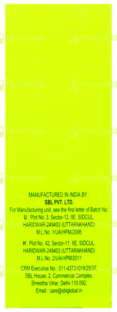 Sbl Myristica Sebifera 200c Dilution 30ml