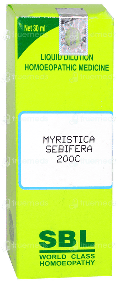 Sbl Myristica Sebifera 200c Dilution 30ml