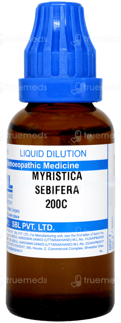Sbl Myristica Sebifera 200c Dilution 30ml