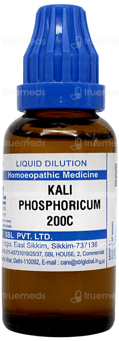 Sbl Kali Phosphoricum 200c Dilution 30ml