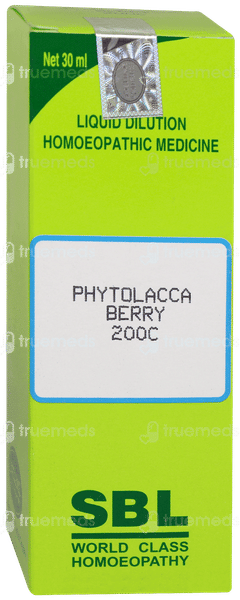 Sbl Phytolacca Berry 200c Dilution 30ml