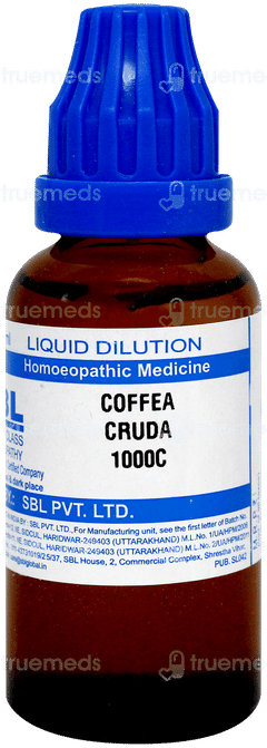 Sbl Coffea Cruda 1000c Dilution 30ml