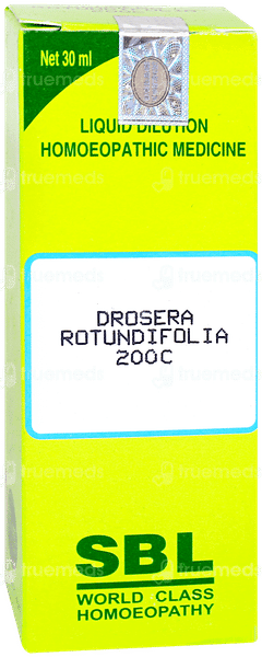 Sbl Drosera Rotundifolia 200c Dilution 30ml