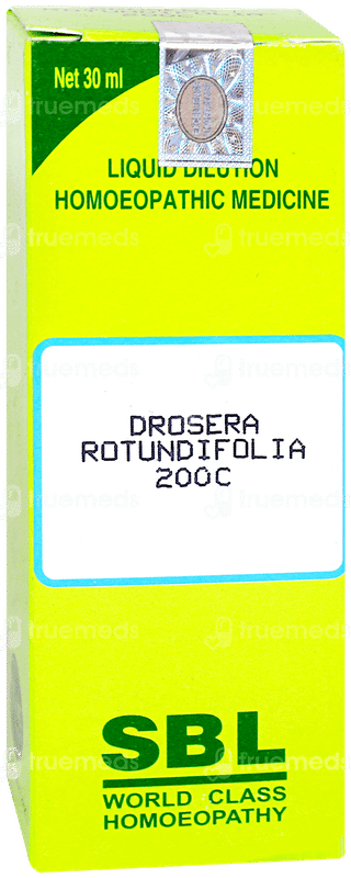 Sbl Drosera Rotundifolia 200c Dilution 30ml