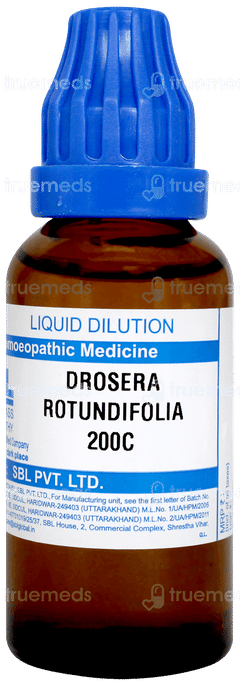 Sbl Drosera Rotundifolia 200c Dilution 30ml