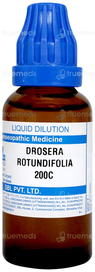 Sbl Drosera Rotundifolia 200c Dilution 30ml