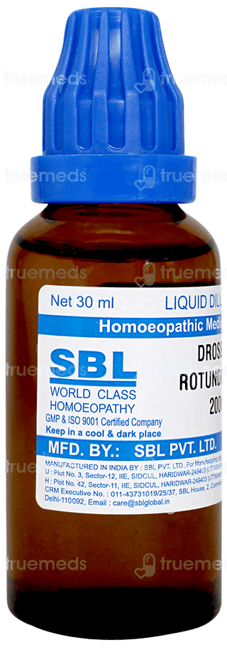 Sbl Drosera Rotundifolia 200c Dilution 30ml
