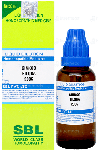 Sbl Ginkgo Biloba 200c Dilution 30ml