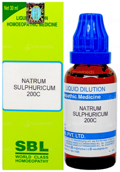 Sbl Natrum Sulphuricum 200 C Dilution 30 Ml Sbl Natrum Sulphuricum 200 C Dilution 30 Ml