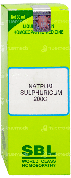 Sbl Natrum Sulphuricum 200 C Dilution 30 Ml Sbl Natrum Sulphuricum 200 C Dilution 30 Ml