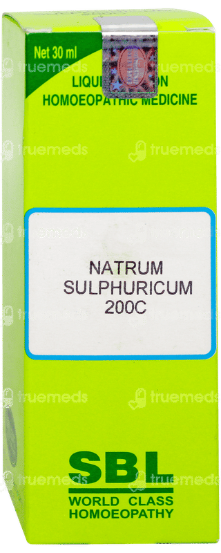 Sbl Natrum Sulphuricum 200 C Dilution 30 Ml