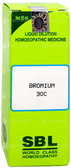 Sbl Bromium 30C Dilution 30Ml Sbl Bromium 30C Dilution 30Ml