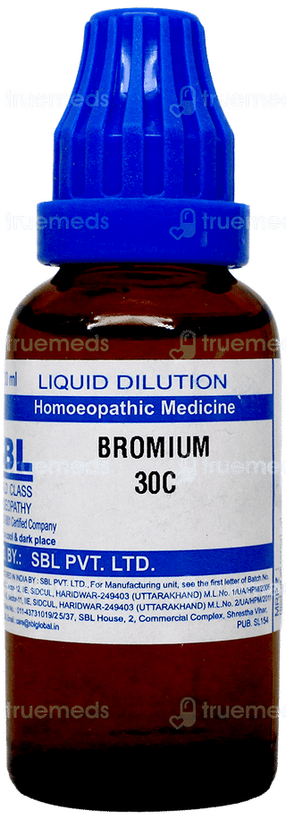 Sbl Bromium 30C Dilution 30Ml