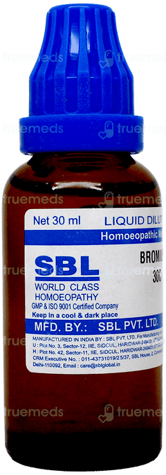 Sbl Bromium 30C Dilution 30Ml Sbl Bromium 30C Dilution 30Ml