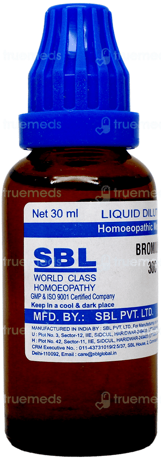 Sbl Bromium 30C Dilution 30Ml