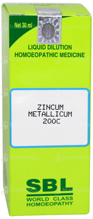 Sbl Zincum Metallicum 200c Dilution 30ml
