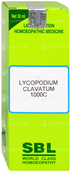 Sbl Lycopodium Clavatum 1000c Dilution 30ml Sbl Lycopodium Clavatum 1000c Dilution 30ml