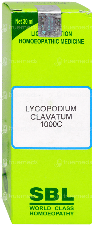 Sbl Lycopodium Clavatum 1000c Dilution 30ml