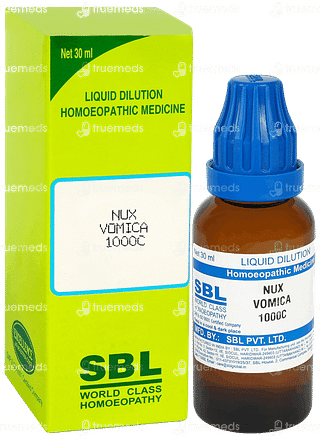 Sbl Nux Vomica 1000c Dilution 30ml