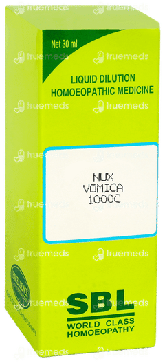 Sbl Nux Vomica 1000c Dilution 30ml