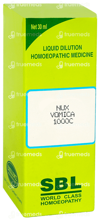 Sbl Nux Vomica 1000c Dilution 30ml