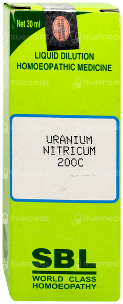 Sbl Uranium Nitricum 200c Dilution 30ml