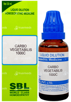 Sbl Carbo Vegetabilis 1000 C Dilution 30 ML Sbl Carbo Vegetabilis 1000 C Dilution 30 ML
