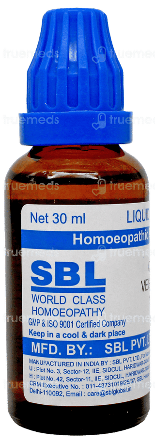 Sbl Carbo Vegetabilis 1000 C Dilution 30 ML