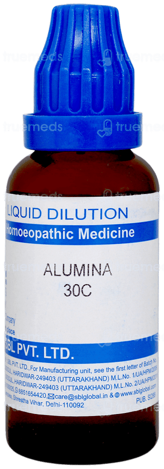 Sbl Alumina 30c Dilution 30ml