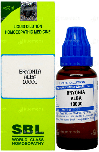 Sbl Bryonia Alba 1000C Dilution 30Ml