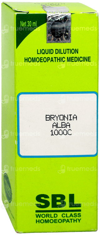 Sbl Bryonia Alba 1000C Dilution 30Ml