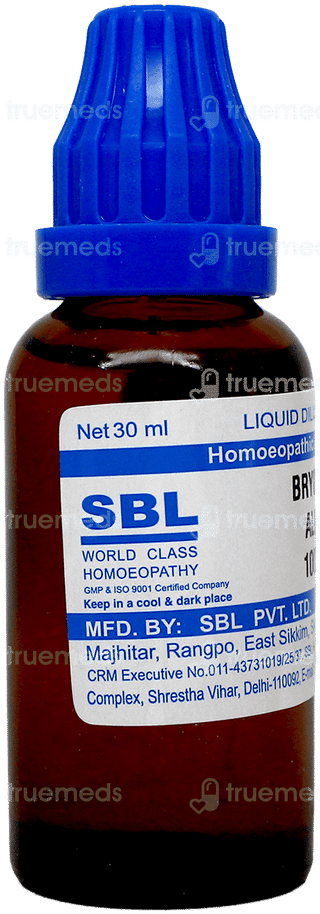 Sbl Bryonia Alba 1000C Dilution 30Ml