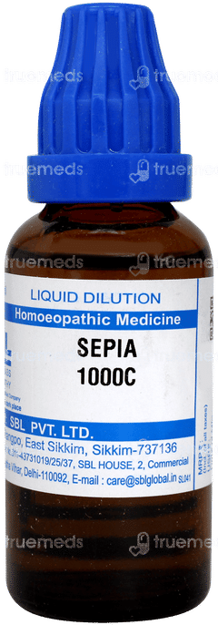 Sbl Sepia 1000c Dilution 30ml Sbl Sepia 1000c Dilution 30ml