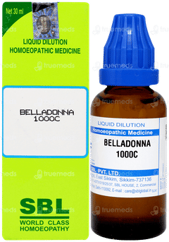 Sbl Belladonna 1000c Dilution 30ml