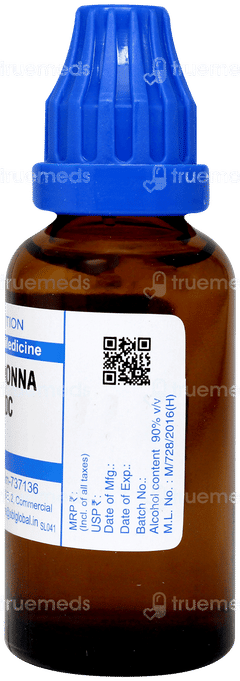 Sbl Belladonna 1000c Dilution 30ml