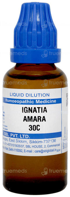 Sbl Ignatia Amara 30c Dilution 30ml
