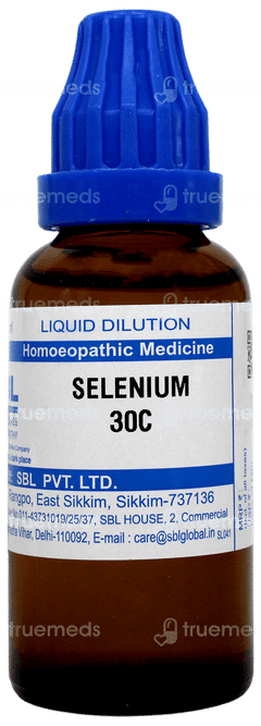 Sbl Selenium 30c Dilution 30ml