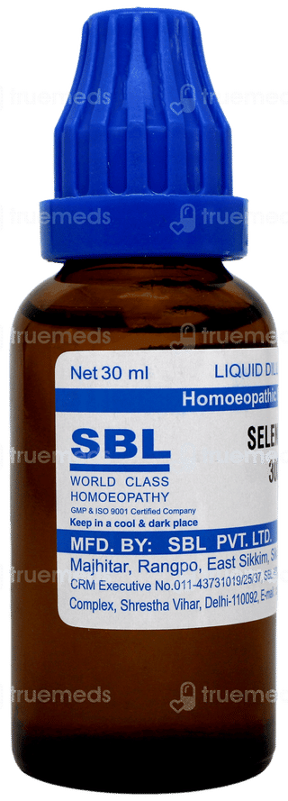 Sbl Selenium 30c Dilution 30ml