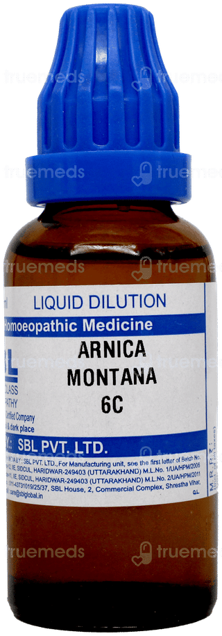 Sbl Arnica Montana 6c Dilution 30ml