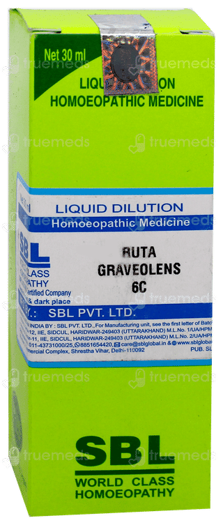 Sbl Ruta Graveolens 6C Dilution 30Ml