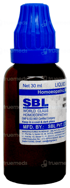 Sbl Vanadium Metallicum 30 C Dilution 30 ML