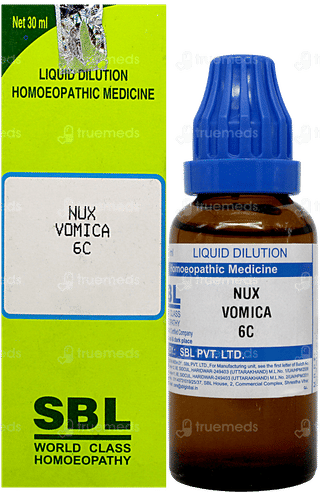 Sbl Nux Vomica 6c Dilution 30ml