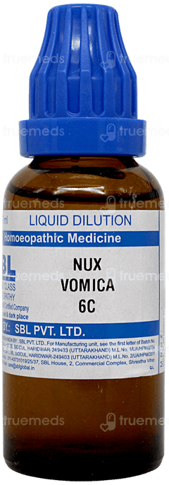 Sbl Nux Vomica 6c Dilution 30ml Sbl Nux Vomica 6c Dilution 30ml