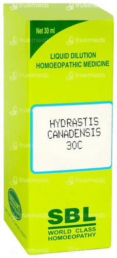Sbl Hydrastis Canadensis 30c Dilution 30ml