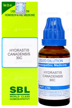 Sbl Hydrastis Canadensis 30c Dilution 30ml