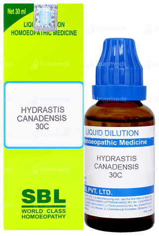 Sbl Hydrastis Canadensis 30c Dilution 30ml