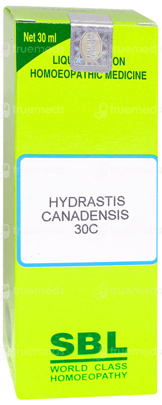 Sbl Hydrastis Canadensis 30c Dilution 30ml