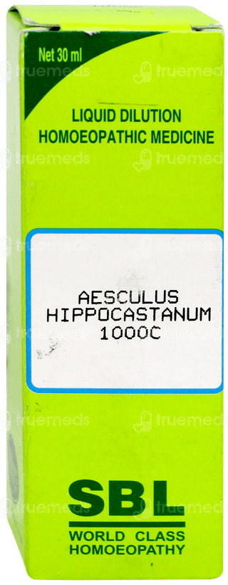 Sbl Aesculus Hippocastanum 1000 C Dilution 30 ML