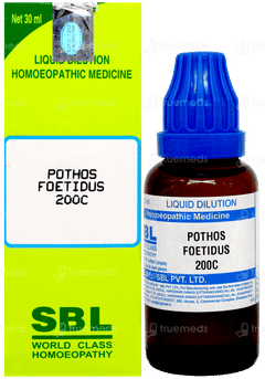 Sbl Pothos Foetidus 200 C Dilution 30 ML Sbl Pothos Foetidus 200 C Dilution 30 ML